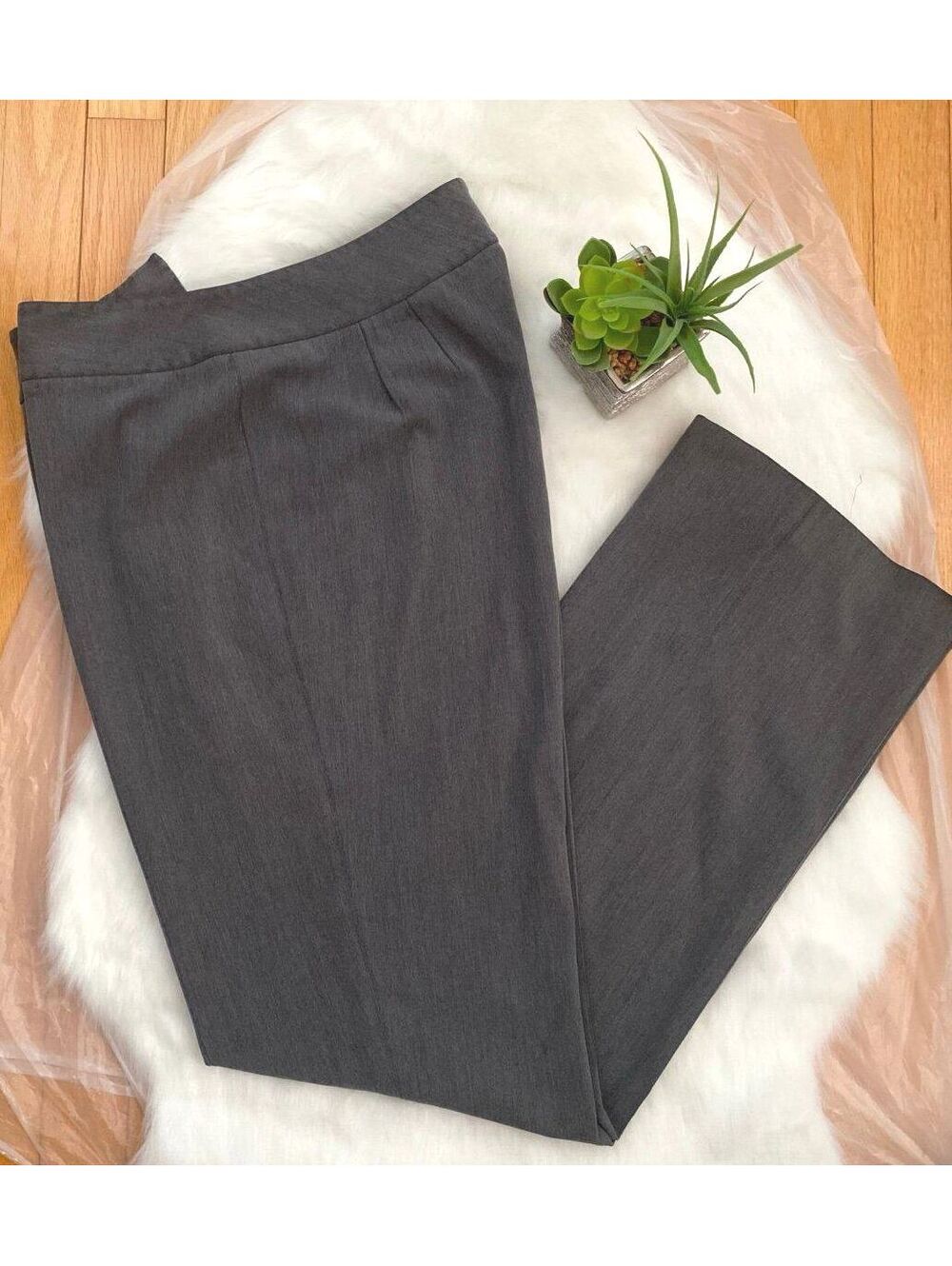 Annex Casual Corner Stretch Gray Dress Pants Size 10